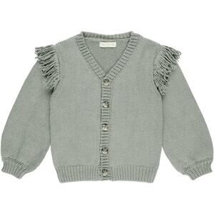 $66 Rylee + Cru Fringe Cardigan in Laurel girls 4-5yr